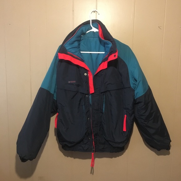 Vintage Columbia Powder Keg 80s 3 In 1 Winter Ski Jacket Radial Sleeve S… - Picture 1 of 7